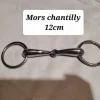 Mors chantilly metal simple brisure 12cm