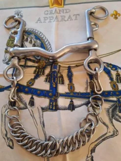 Mors de bride à pompe 115 mm type Saumur