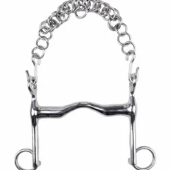 Mors de bride en inox 18mm chaîne 5cm