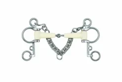 Mors pelham simple brisure - Happy Mouth - acier inoxydable