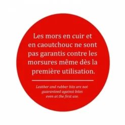 Mors releveur en cuir droit - Jump'in