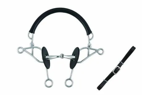 Mors tandem simple brisure tout acier - Happy mouth - acier inoxydable