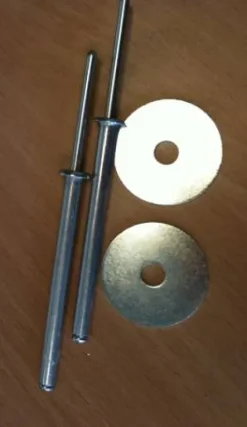 Pack visserie coussin de côtés - 4.8*60 mm