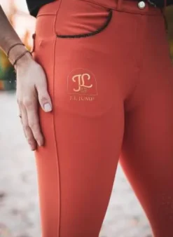 Pantalon Alpha Terracotta - JL Jump - Élastique et chic
