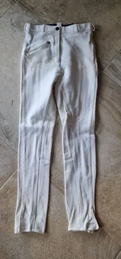 Pantalon d'équitation blanc de concours