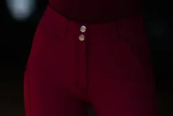 Pantalon Elite Knee Grip Dark Bordeaux - Equestrian Stockholm