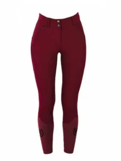 Pantalon Elite Knee Grip Dark Bordeaux - Equestrian Stockholm