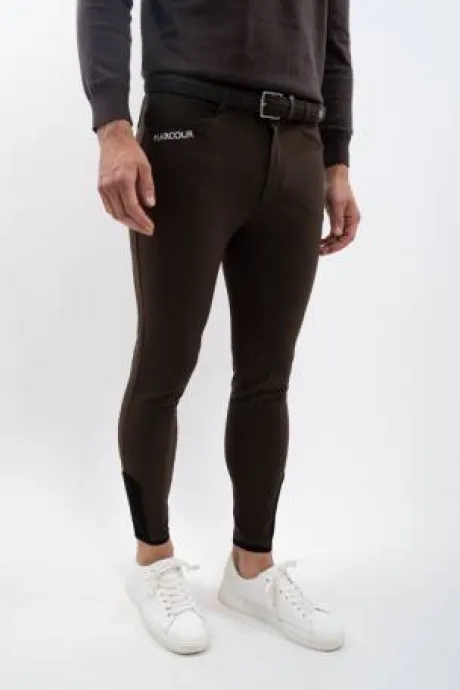 Pantalon équitation homme Barmino - Harcour - Grip genoux