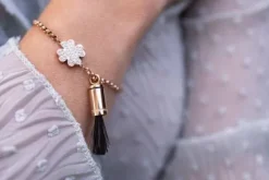 Pendentif The Tail® motif feuille XL - Ponytail & Co