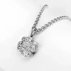 Pendentif trèfle à quatre feuilles - Ponytail & Co