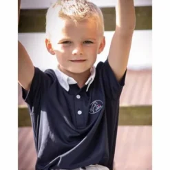 Polo de concours blanc manches courtes - Gaston - Jump'in