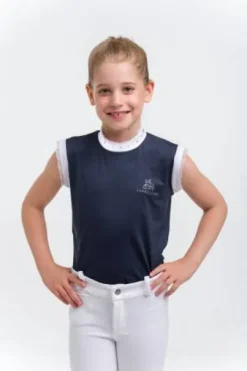 Polo de concours CRYSTAL KIDS - Cavalliera - Sans manches