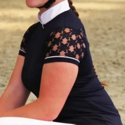 Polo de concours femme - Celeste  - Equestre