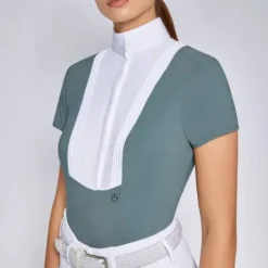 Polo de concours manches courtes Pétrole - Cavalleria Toscana