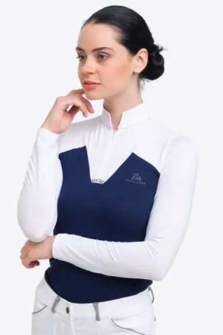 Polo de concours équestre POP - Cavalliera - Manches longues