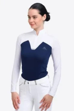 Polo de concours équestre POP - Cavalliera - Manches longues