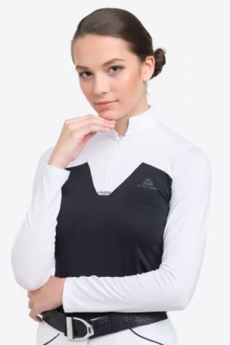 Polo de concours équestre POP - Cavalliera - Manches longues