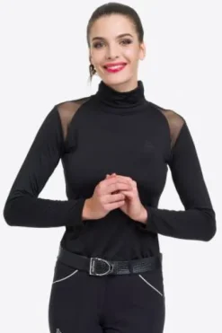 Polo d'équitation col roulé FELICITY - Cavalliera - Manches longues