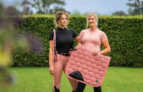 Polo technique manches courtes zip paillettes - HORKA - Tissu respirant