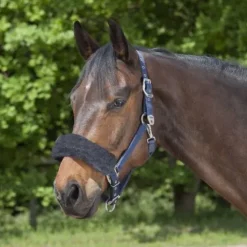 Protège muserolle / tétière faux fur Waldhausen