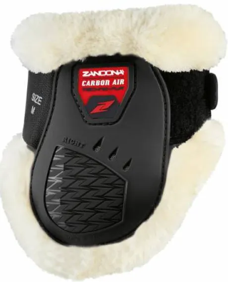 Protège-Boulets Zandona Carbon Air Techno-Fur Mouton Jeunes Chevaux