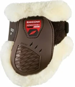 Protège-Boulets Zandona Carbon Air Techno-Fur Mouton Jeunes Chevaux