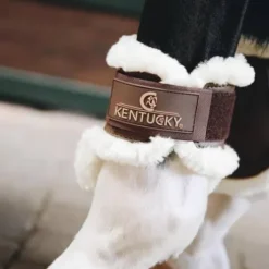 Protèges-boulets jeunes chevaux avec mouton synthétique - Kentucky