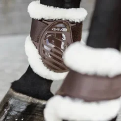 Protèges-boulets jeunes chevaux avec mouton végan - Kentucky Horsewear