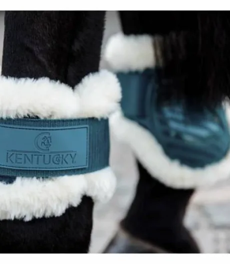 Protèges-boulets jeunes chevaux avec mouton végan - Kentucky Horsewear