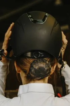 Resille dentelle noire Equithème