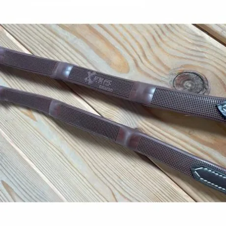 Rênes caoutchouc avec 7 stops - Collection One - Jump'In