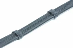 Rênes en caoutchouc souple avec boucles en cuir - hfi - anti-dérapantes