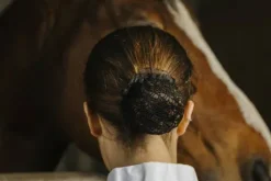 Résille Floral Noire Equithème