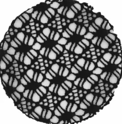 Résille Floral Noire Equithème