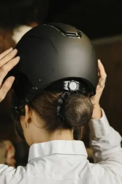 Résille Shiny noire Equithème