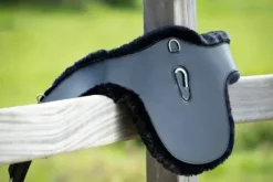 Sangle bavette HFI cuir et mouton synthétique