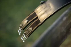 Sangle bavette HFI Evo cuir avec mousqueton