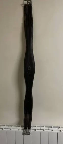 Sangle cuir marron 125 cm