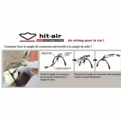 Sangle d'attache pour le meneur en attelage