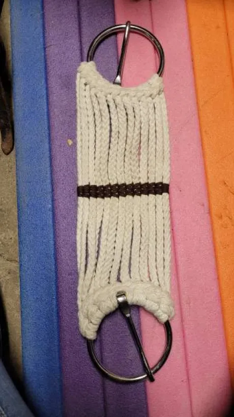 Sangle western blanche