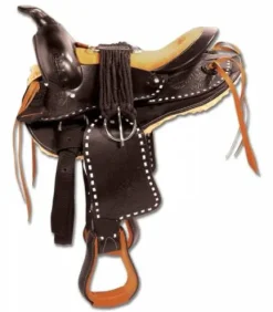 Selle western Arisona Cuir Marron - Waldhausen