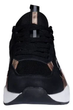 Sneaker Rosegold Glamour Style Noir -HKM