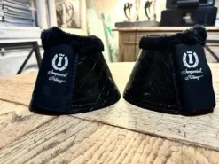 SUPERBES CLOCHES IMITATION CROCO NOIR