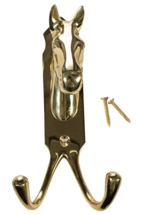 Support Fer A Cheval Laiton 2 Crochets HKM