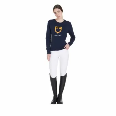 Sweat à col rond avec logo - Equestro