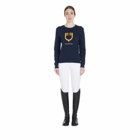 Sweat à col rond avec logo - Equestro