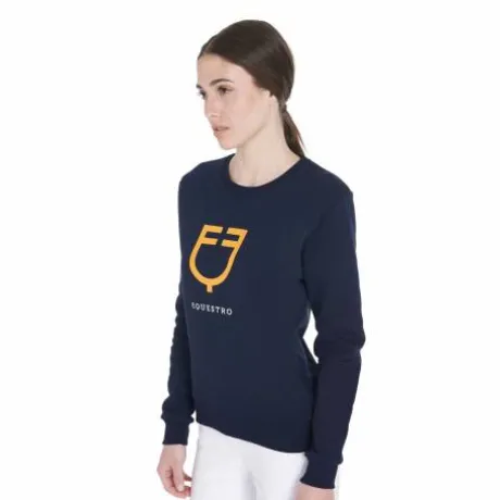 Sweat à col rond avec logo - Equestro