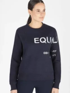 Sweat Equiline avec logo effet glacé