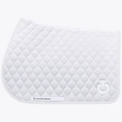 Tapis de selle circular Gris - Cavalleria toscana - jersey respirant