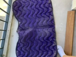 Tapis de selle Equithème violet